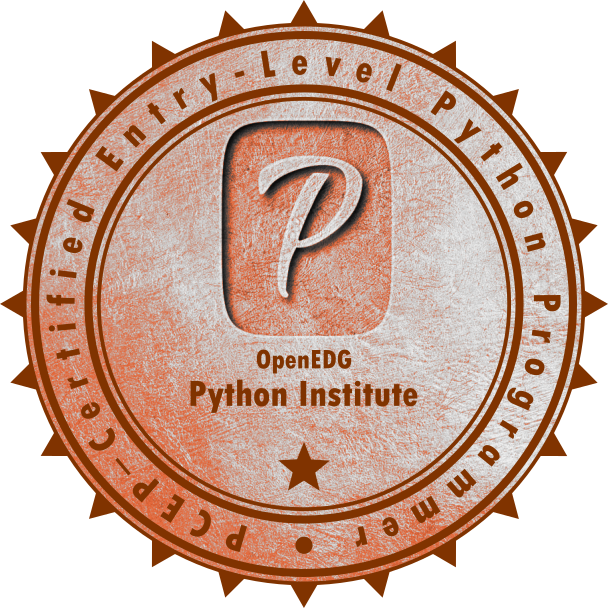 Поздравляем преподавателя «Специалиста» со сдачей экзамена Python Institute!